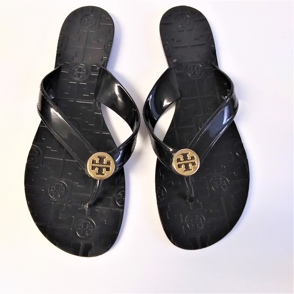 Tory Burch Shoes - Tory Burch Black Thong Sandals